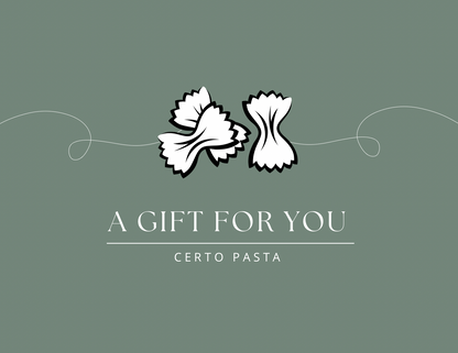 Certo Pasta Gift Card